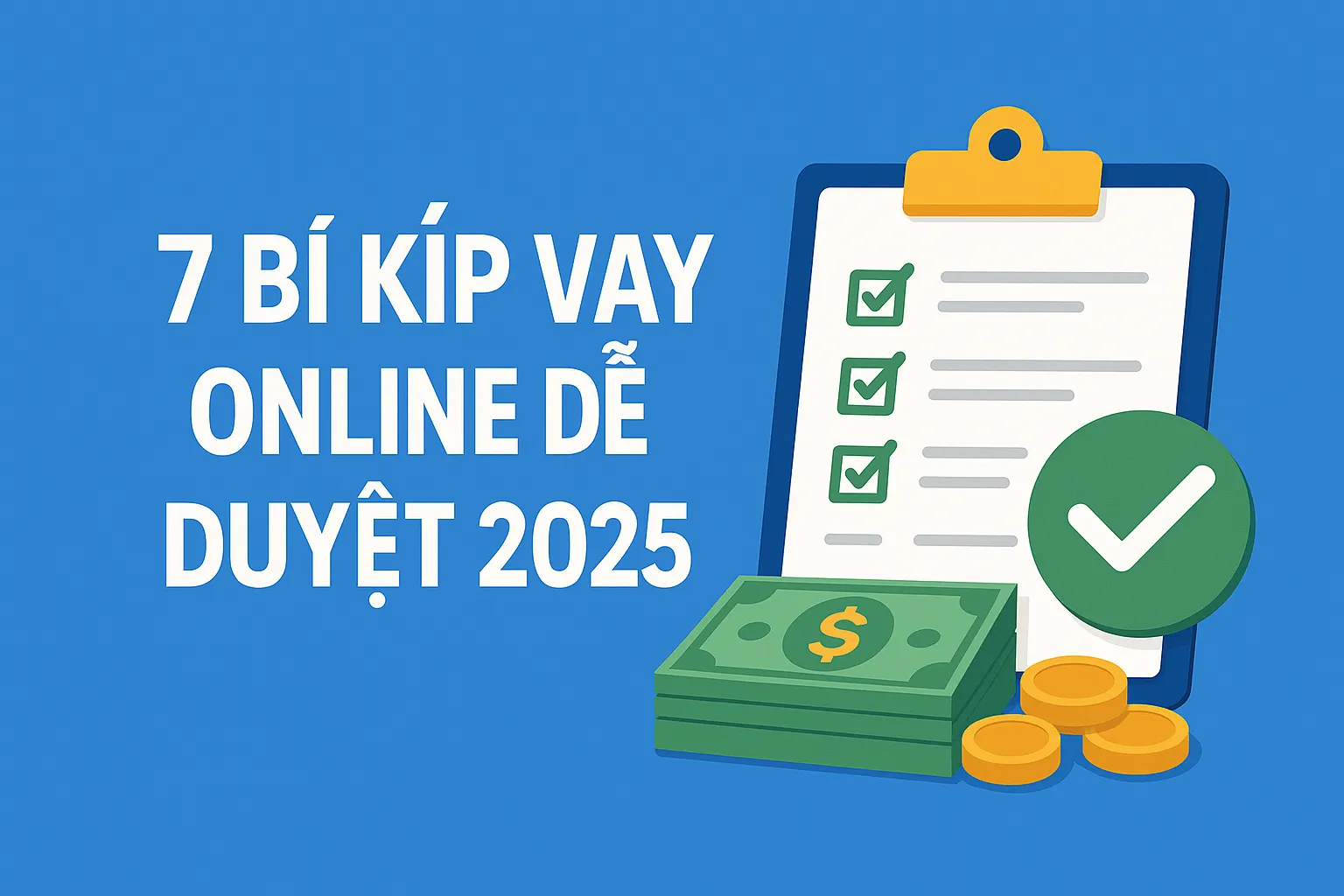 7 Bí Kíp Vay Online Dễ Duyệt 2025 - Tăng Tỷ Lệ Duyệt Vay Thành Công