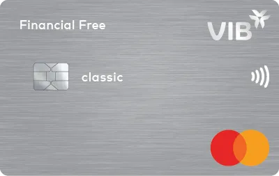 Thẻ tín dụng VIB Financial Free miễn lãi