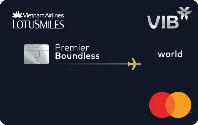 Thẻ tín dụng VIB Premier Boundless Vietnam Airlines