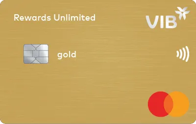 Thẻ tín dụng VIB Rewards Unlimited tích điểm