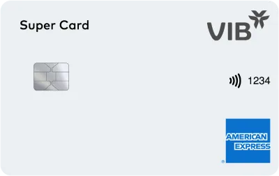 Thẻ tín dụng VIB Super Card tùy chọn tính năng
